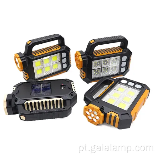 Luz de trabalho solar de alta potência para acampar